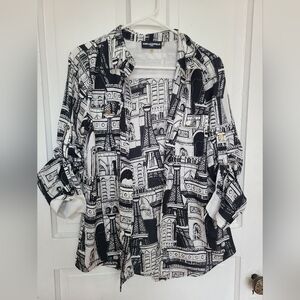 Karl Lagerfeld Pattern Blouse